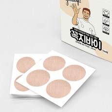 [1+1] 꼭지바이 남성용 니플패치 총 104매입(52매x2) 밀착 매너밴드, 1개