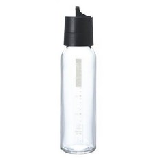 HARIO 耐熱玻璃按壓式調味罐醬油瓶240ml (白/黑) - 東京速購日本代購, 1個, 黑色(現貨), 240ml