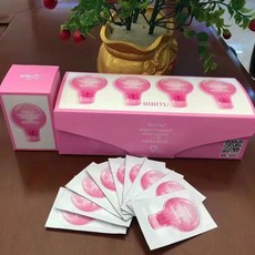 喵喵 1片10支精華液面膜：網紅爆款早安面膜，小燈泡精華，深層補水保濕，免洗晚安面膜，全方位臉部保養, 1個, 1片