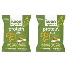 아이원오가닉스 프로틴 스틱스 스파이시 스위트 페퍼 맛, 2개, 42g