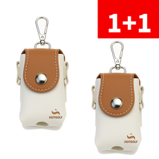 핫 골프공 2구 골프 볼주머니, 1세트, 네이비1+1