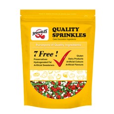 퀄리티 스프링클 크리스마스 그리팅 1kg 대용량 벌크, 1개