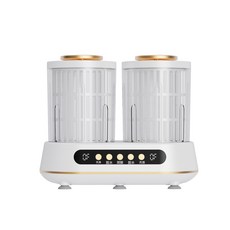 2025 新款雙杯洗衣機，迷你便攜式內衣褲襪子專用洗衣杯，免安裝小型設計, 1個, 白色