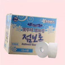 크린센스 꽃무늬 엠보싱 점보롤 (2겹)x16롤 4441774, 크린센스 꽃무늬 엠보싱 점보롤 (2겹)x16롤 4441