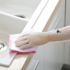 설거지용 니트릴 고무장갑 3켤레 3가지 사이즈, 3개