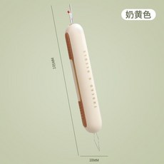 穿針引線器 雙頭 2合1 穿針拆線器, 1個, 奶黃色1把裝丨穿針