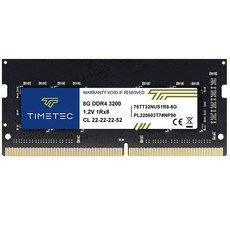 Timetec 8GB DDR4 3200MHz (또는 2933MHz 또는 2666MHz) PC4-25600 Non-ECC 언버퍼드 1.2V CL22 1Rx8 싱글 랭크 260핀