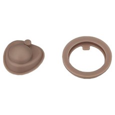THERMOS 膳魔師 適用JNL替換件手機杯密封墊組件(蓋子密封圈 + 塞子密封墊), 1組, 深棕色