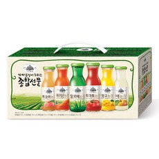 가야농장 주스 6종 종합선물세트, 180ml, 1세트