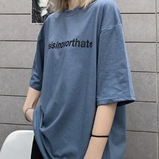 寬鬆長版短袖T恤 女生下半身失蹤上衣