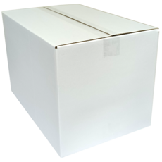 紙箱大地 13號紙箱 簡約收納 堅固耐用, 白色, 1個