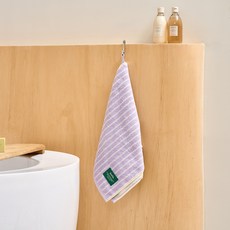 모던하우스 STF 핀스트라이프 세면타월 190g 40 x 80 cm, 1개, 라벤더