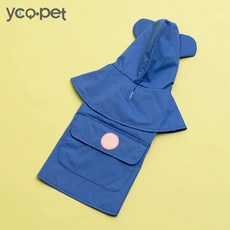 강아지 대형견 비옷 우비 중형견 진돗개 리트리버 애견 개 레인코트, 1개