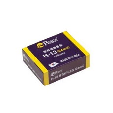 피스코리아 스테이플러 침 H13-24mm 1000p, 1개
