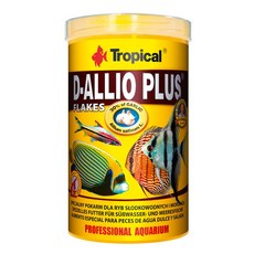 트로피칼 본사-디알리오 플러스 플레이크 tin 1000ml 200g 마늘사료, 1개, 1L