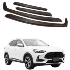 比德堡崁入式晴雨窗 MG上汽名爵 HS 五門 2019年起專用 SUV休旅車 標準款, 全車四片 加送贈品