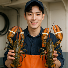(살아서 도착하는) 캐나다 활 랍스타, 1개, 420~450g(1%BEST활랍스터 백화점납품용)