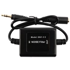SNI-1/3.5 노이즈 필터 리플 질량 필터 절연체 3.5mm 블랙, 검은색