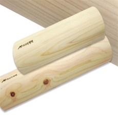국산 편백나무 반달목침 나무목베개 찜질방 경침베개 중, ETN편백나무경핌(중)