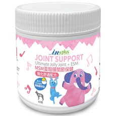 in plus 狗狗關節保健營養品 專利蛋殼膜萃取 添加MSM 強化關節舒適度 60顆, 1個, 關節