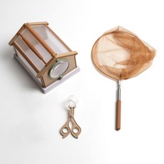 곤충채집통 세트 자연관찰 잠자리채 감성 채집통 케이지 생일선물, 1. 곤충채집통 + 잠자리채 + 집게