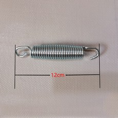 스프링 트램폴린 용수철 교체 소모품, 1개, 12cm 스프링 강화 10개 직경3.0