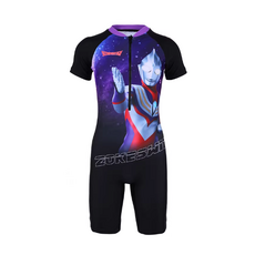 ZOKESWIM 兒童泳衣 奧特曼 短袖連身泳裝 UPF50+