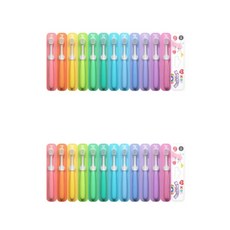 MIKOLIFE米客 適合6-12歲兒童專用月份牙刷套裝 (12支入) 軟毛護齦 獨立包裝, 2套