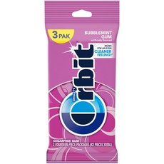 ORBIT Gum Bubblemint Individuall ORBIT Gum Bubblemint Individually Wrapped Chewing Gum Sugar Free, 1개, 1.89kg
