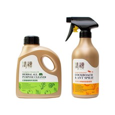 清檜Hinoki Life 抗菌驅離萬用清潔劑+清檜天然防蟑螂螞蟻噴劑, 1套