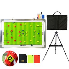 윤이즈 축구작전판 60cm X 40cm / 거치대선택 휴대용 풋살 축구판 전술판 지휘판, 02_윤이즈 60*40 작전판+가방+거치대+추가증정, 1개