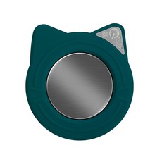 휴대용 만화 고양이 홈 머그잔 히터 스마트 가열 컵 받침 귀여운 워머 가제트 모형 차 우유 커피 음료 트레이 패드, 2. green, 1개