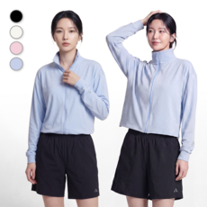 오로라선데이 스트링 집업 상하의 래쉬가드 세트 여성 루즈핏 커프 퓨어리브
