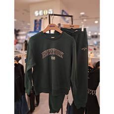 NC충장점 에스핏 아동 주니어 // 빠른배송// *26년 봄 상품* SJA101UKTR04 (그린) 남녀공용으로 즐겨입는 트레이닝세트 맨투맨 조거 세트 *세일*