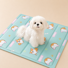 애완동물 냉각 매트 강아지와 고양이 겸용, 1개, Green