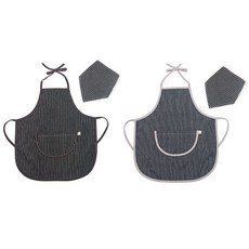국내 데님앞치마 두건세트 (택1) 아동 미술 요리 놀이 ksw+2360UF