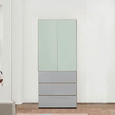 리버퍼니쳐 초이스 색상선택 옷장 원터치 3단서랍옷장 RZ0253, 그레이