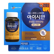 CJ 아이시안 루테인 지아잔틴 플러스케어 세트 눈건강 11중 기능성, 1개, 120정
