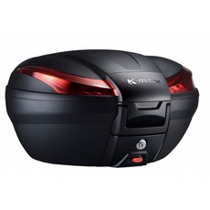 K-MAX K27 50公升 快拆 漢堡箱 後置物箱 附底板, 黑色無燈款