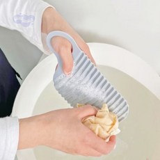 미니 애벌빨래판 손세탁 빨래판, 핸디 빨래판 그레이