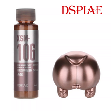 DSPIAE 메탈릭 수성 아크릴도료 브라우니쉬 골드 XSM-106 무세척 에어브러쉬용