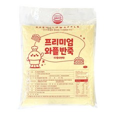 프리미엄 와플 크레페 크레이프 크로플 홍콩에그와플 반죽 3kg HACCP 인증, 1개