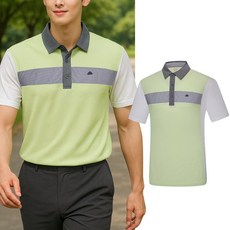 콜핑 남성 하이쿨 메쉬 통기성 등산 반팔 카라 티셔츠 KSC484ST0M