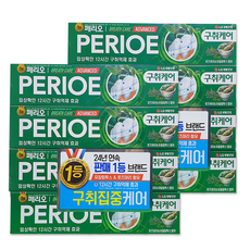 [LG생활건강] 페리오 (브레쓰케어 어드밴스 치약 4P 1set) 임상완료 구취케어 로즈마리유칼립투스 꼼꼼맘의, 150g, 8개