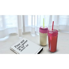 프리사이즈 컵마개 (컵용) 디자인엠에스 빨대컵 주방템 만능오프너 실리콘랩 실리콘덮개 캔따개마개, 핑크, 1개