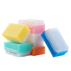 재사용 가능한 감각 브러시 용 브러시 네일 브러시 목 Reusable Sensory Brush Surgical Brush Nail Brush，Baby Bath Scrub, 3.15x1.97x1.50 Inch (Pack of 6, 1개