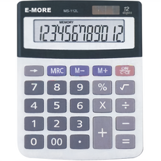 辦公王 E-MORE 桌上型計算機 JS-20TV DS-120TV 會計商務用, 1個, MS-112L, MS-112L (國家考試專用計算機)