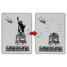 마술도구 초보자 장기자랑 학예회 자유의 여신상 사라지는 카드, 1개