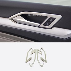 골프 자동차 스타일링 실버 페달 받침대 장식 커버 트림, 기본, 2. Inner Door Bowl