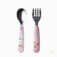 대목 스푼 포크 세트 13cm 이유식수저
